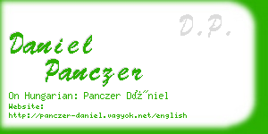 daniel panczer business card